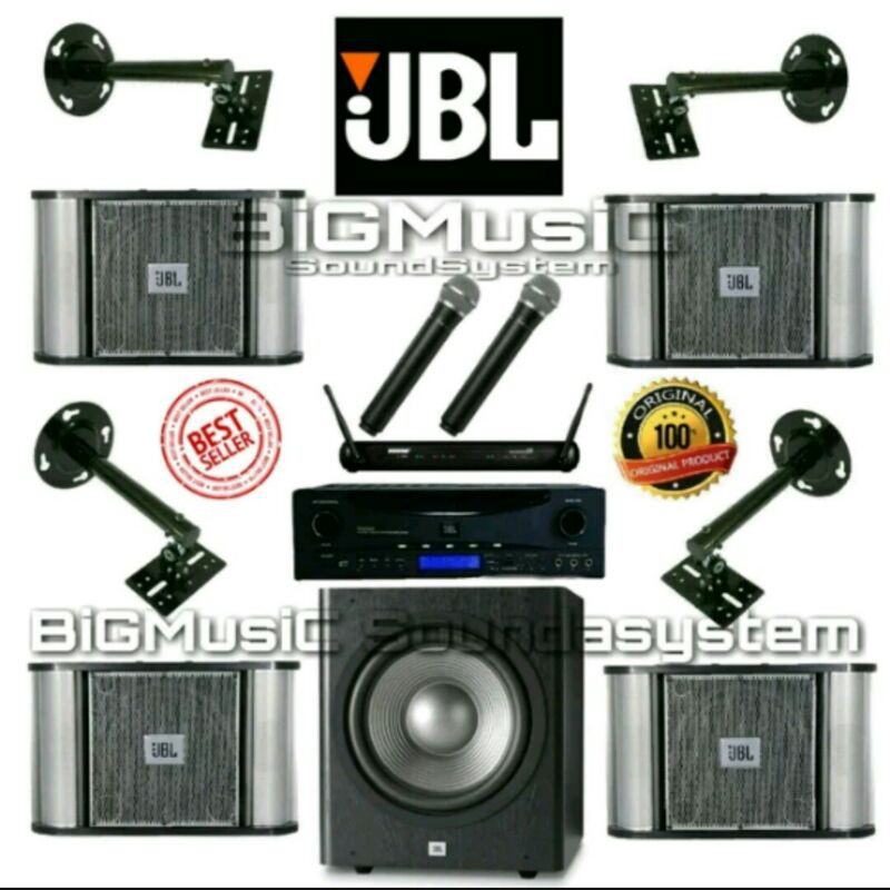 Paket Sound Karaoke 4 Speaker JBL RM10 ORIGINAL 10 inch Subwoofer 12 inch