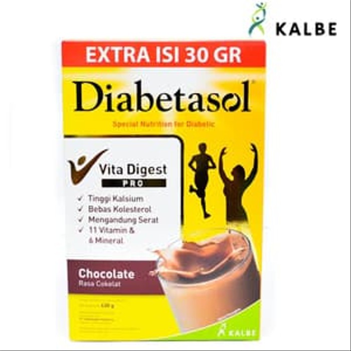 

DIABETASOL CHOCOLATE SUSU FORMULA 630 GRAM