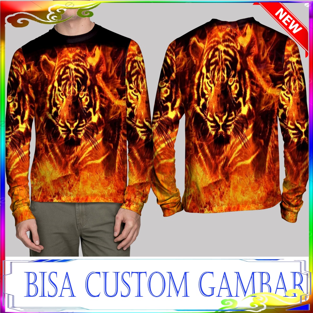 Jual Kaos Macan Harimau API Pria/Wanita/Anak/Jaket/Hudie COD Termurah