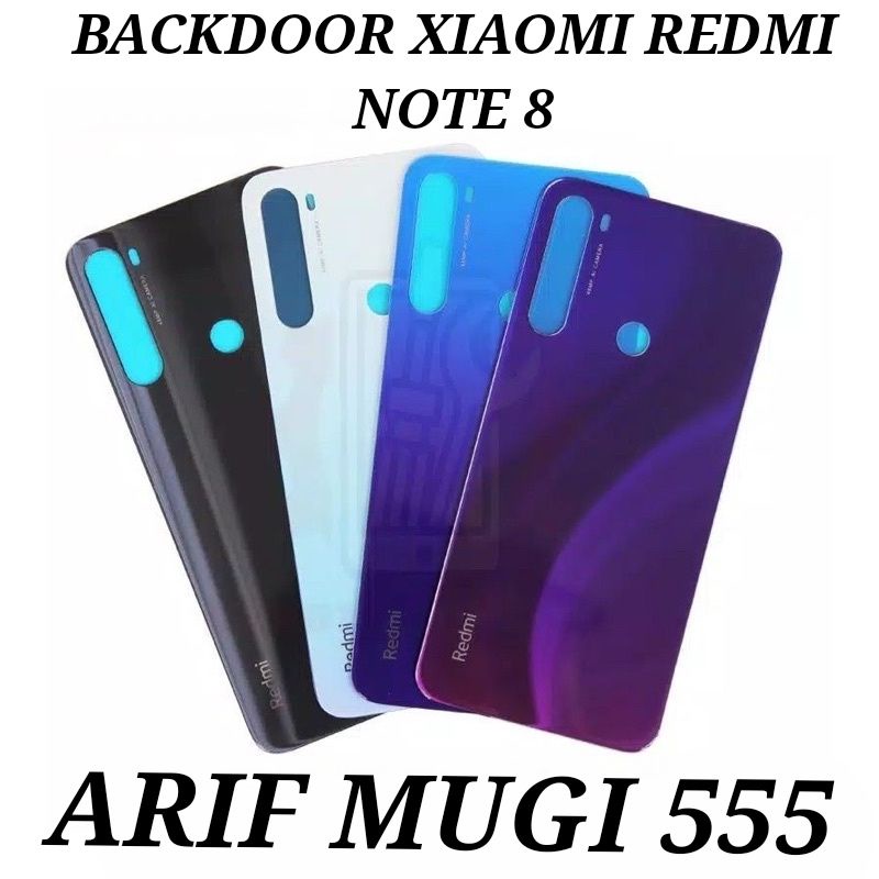 BACKDOOR BACKCOVER KESING CASING TUTUP BATERAI XIAOMI REDMI NOTE 8 ORIGINAL