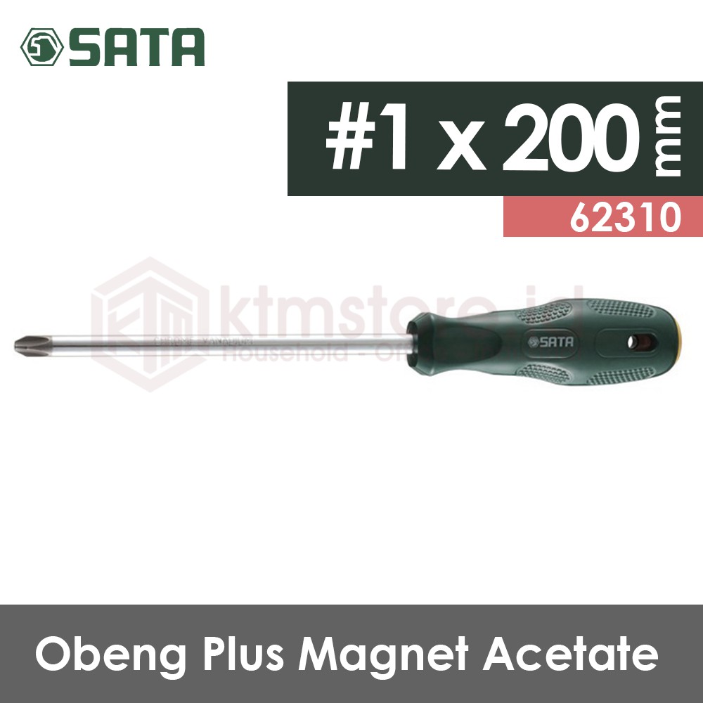 SATA TOOLS Obeng Plus #1 x 150 mm Acetate 62310