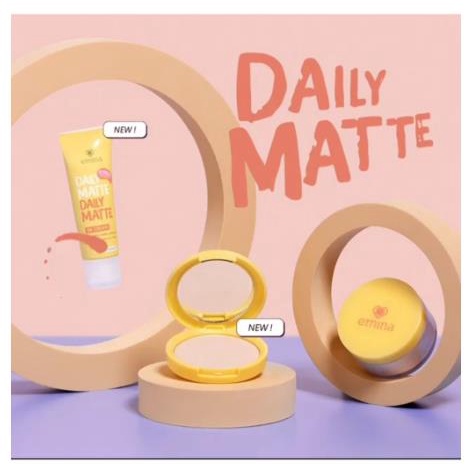 ^ KYRA ^ Emina Daily Matte Loose Powder Bedak Tabur Compact BB Cream Cushion