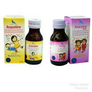 Anacetine Sirup Syrup Obat Batuk Demam Pilek Flu Bayi Dan Anak Bersin Bersin 100 Original Shopee Indonesia