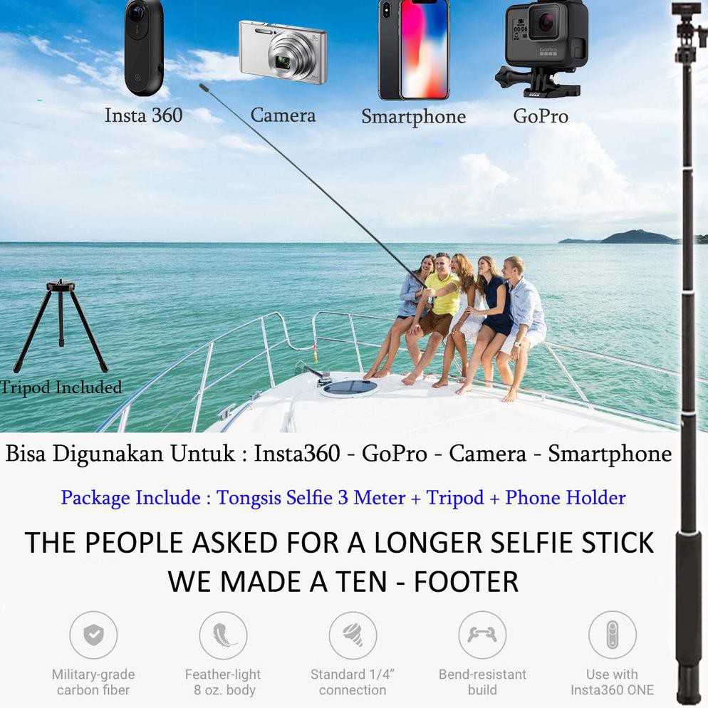 gopro 360 selfie stick