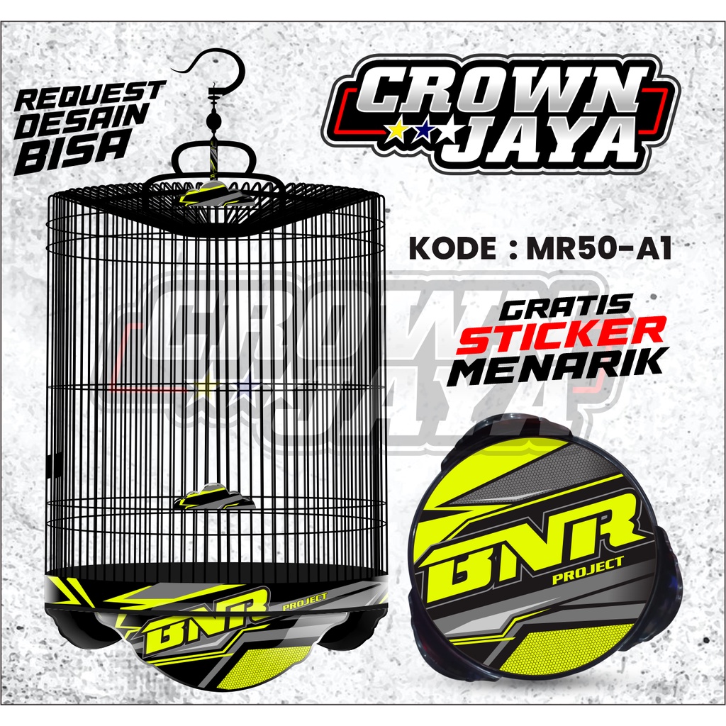 STIKER DECAL SANGKAR MURAI / STIKER SANGKAR ORIQ - DECAL SANGKAR MURAI BNR / DECAL SANGKAR CUSTOM DE