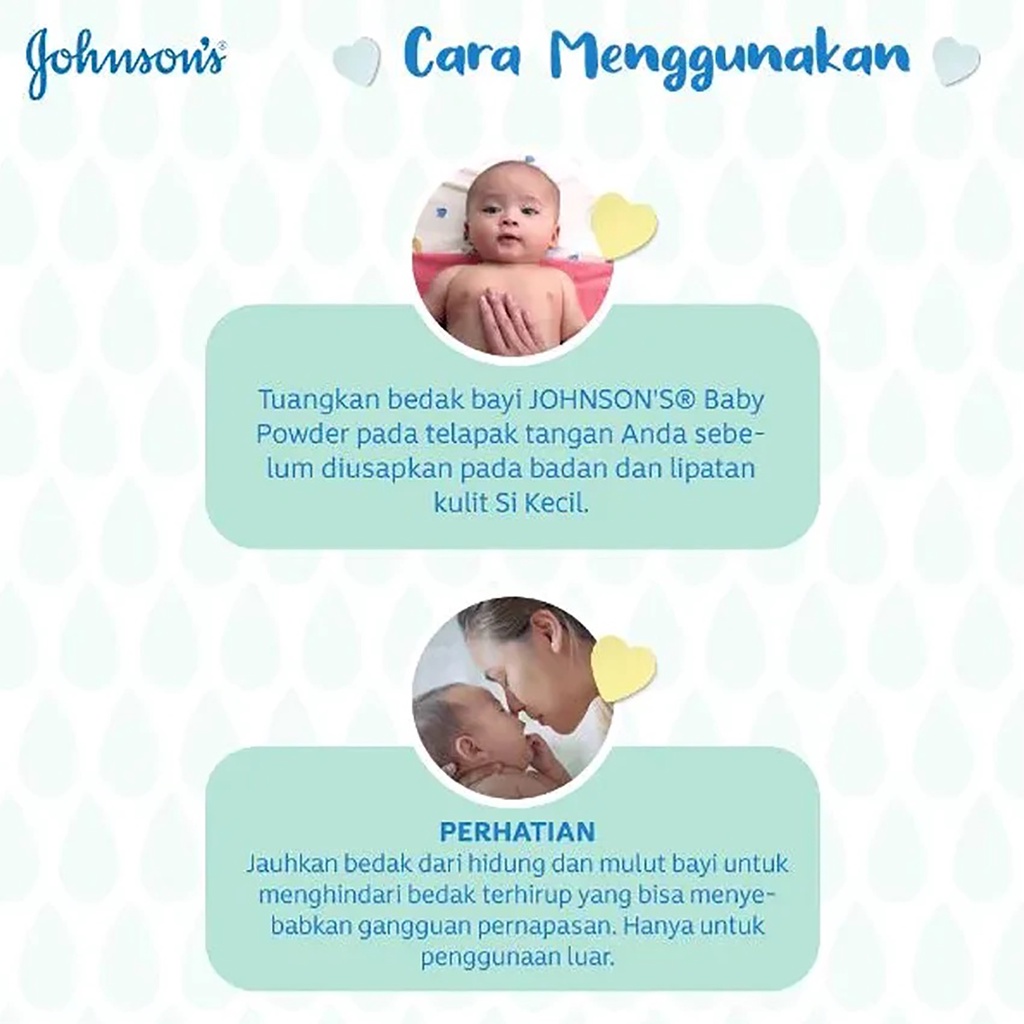 Bisa COD Johnson's Baby Powder Bedak Bayi 100gr / 200gr / 300gr / 500gr Bedak Tabur Bayi