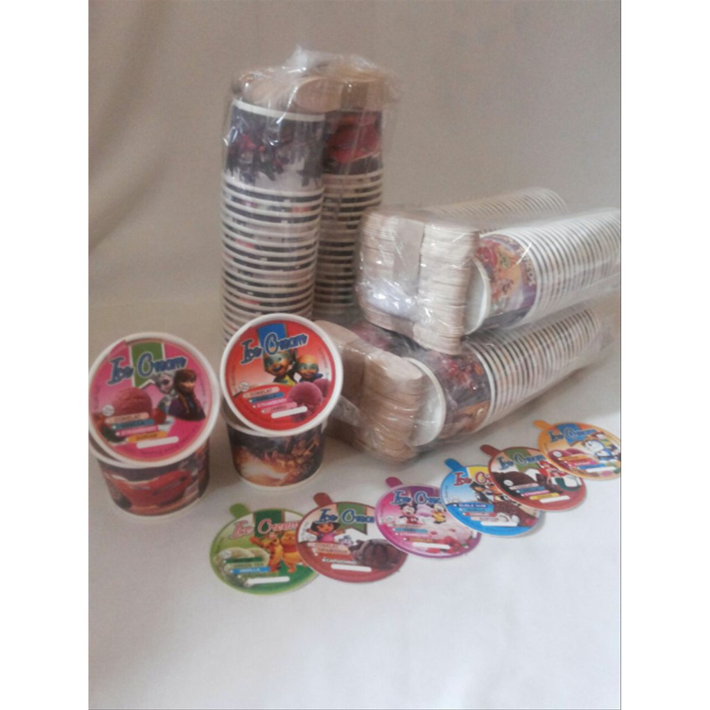 Cup Es Krim 50 ml ( Cup Paper 50 ml ) e disigrosir