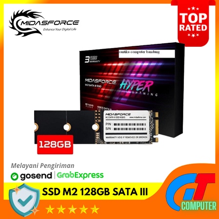 SSD M2 128 GB SATA  III MIDAS FORCE HYPER LIGHTNING (Garansi RESMI 3thn)