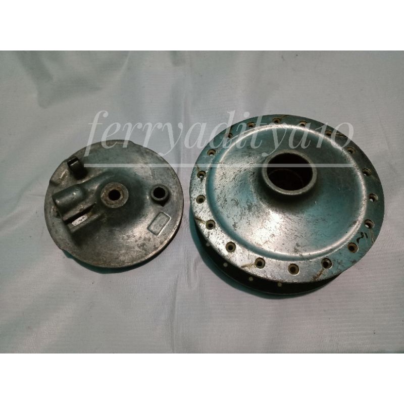 TROMOL DEPAN SET TUTUP YAMAHA V75 V80 ORI