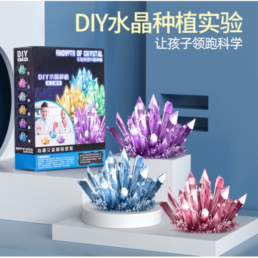 DIY CRYSTAL GROWN / Mainan Edukasi GROWTH OF CRYSTAL / Mainan STEM Crystal Growing / Mainan STEAM Anak Growing Crystal / Mainan Eksperimen Anak Menanam Kristal / Mainan Membuat Kristal