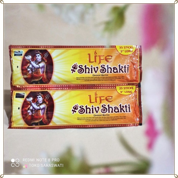 Hio Dupa Wangi Aromaterapi Life Shiv Shakti Isi 35 Stik
