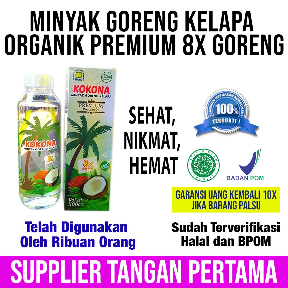 

KOKONA MINYAK GORENG KELAPA SEHAT | KOKONA NASA E#9