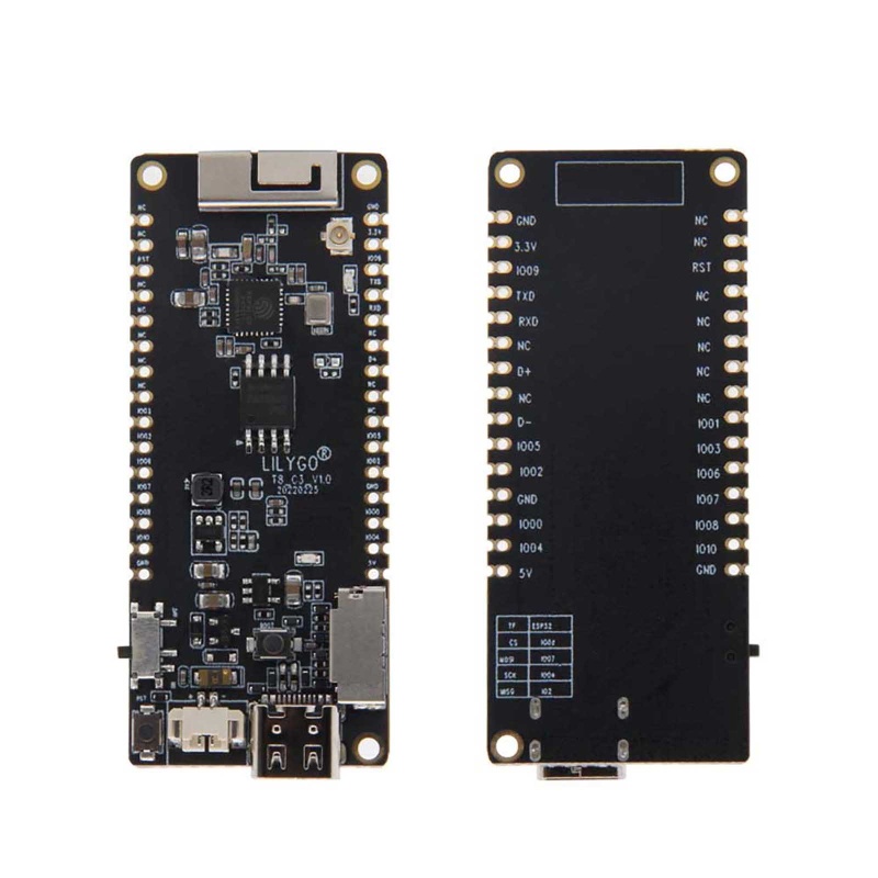 Btsg BT5.0 Papan Pengembangan T8-C3 ESP32-C3 Papan Dioptimalkan Untuk w 3D Antena TF Slot