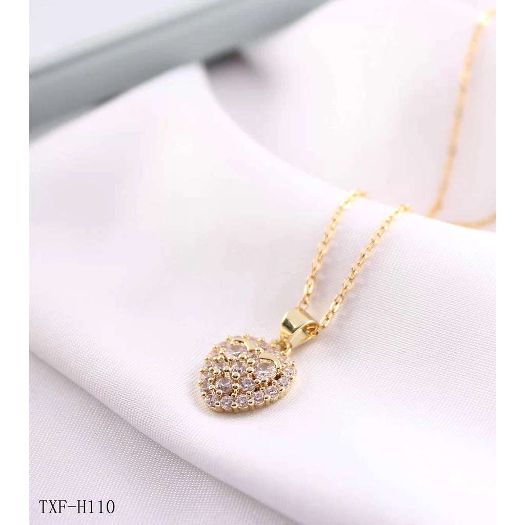 Kalung Titanium Mata Full Perhiasan Fashion 137.110