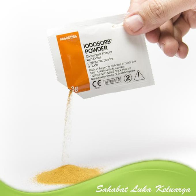 PROMO!!!!! IODOSORB 3 GRAM (ANTISEPTIK CADEXOMER IODINE BUBUK) TERLARIS