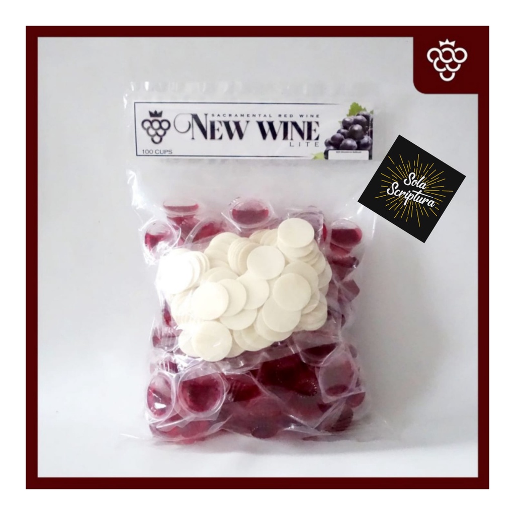 

Minuman Perjamuan Gerejawi Lite isi 100+Hosti New Wine