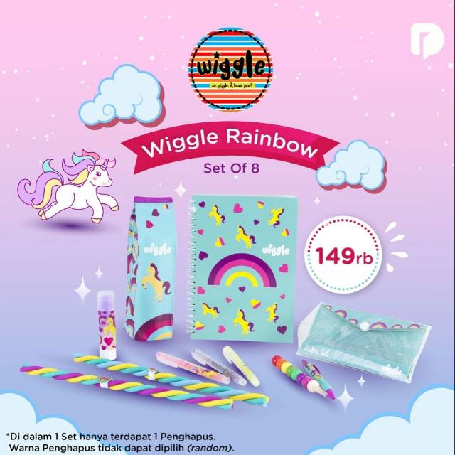 

Wiggle rainbow set