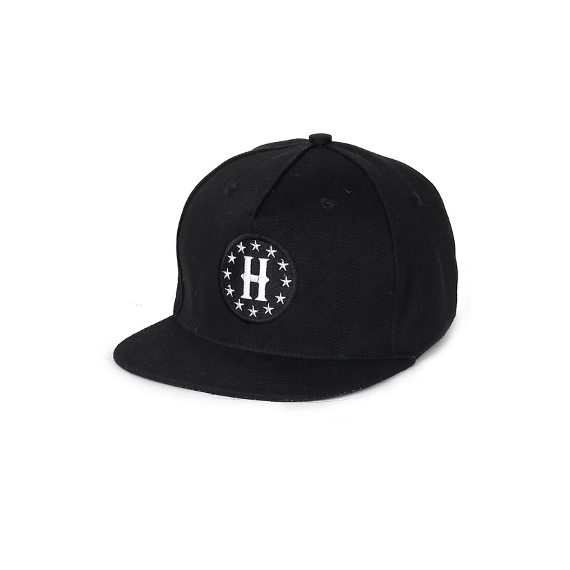 Topi Pria Branded Main Gaya Gaul Topi Snapback Hitam Biru Distro Ht