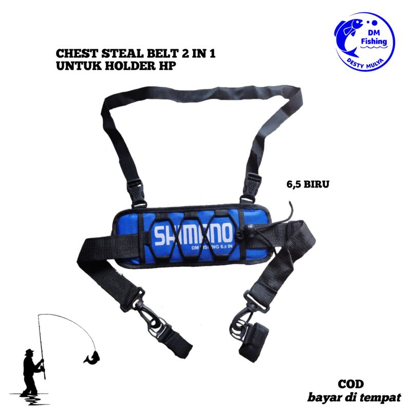 CHEST STRAP BELT 2 IN 1  UNTUK SLEMPANG JORAN PANCING DAN HOLDER HP