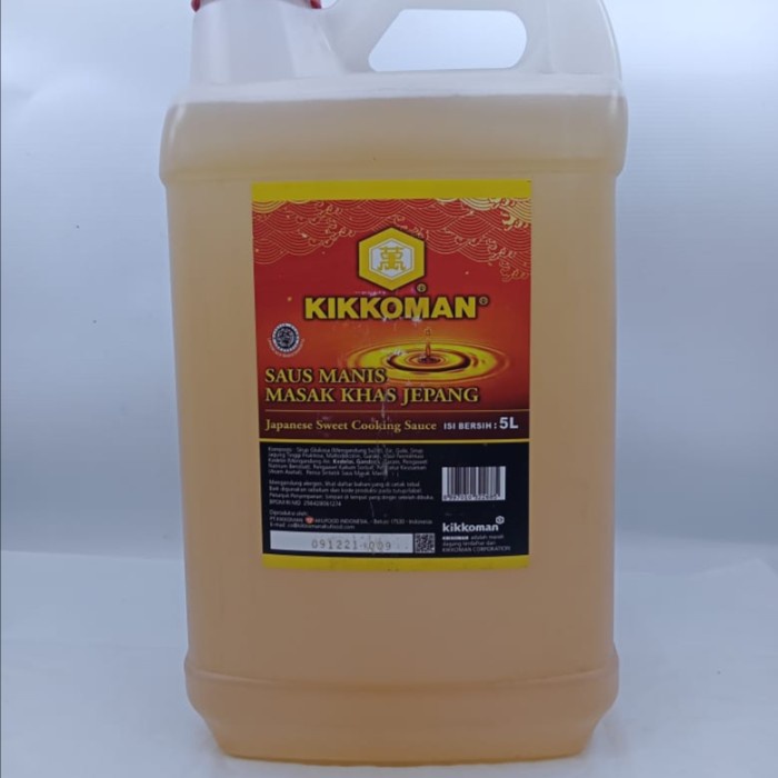 

Kikkoman Mirin Halal 5L Cuka Sushi Bumbu Sushi Jepang