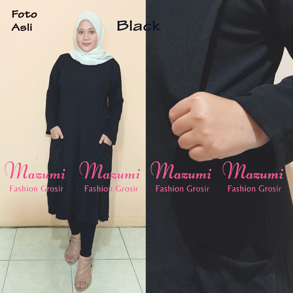 ☑️ COD [ MFG ] BAJU FASHION ATASAN TUNIK WANITA INAYA BAHAN WAFLE PREMIUM TEBAL TERBARU MURAH 2020