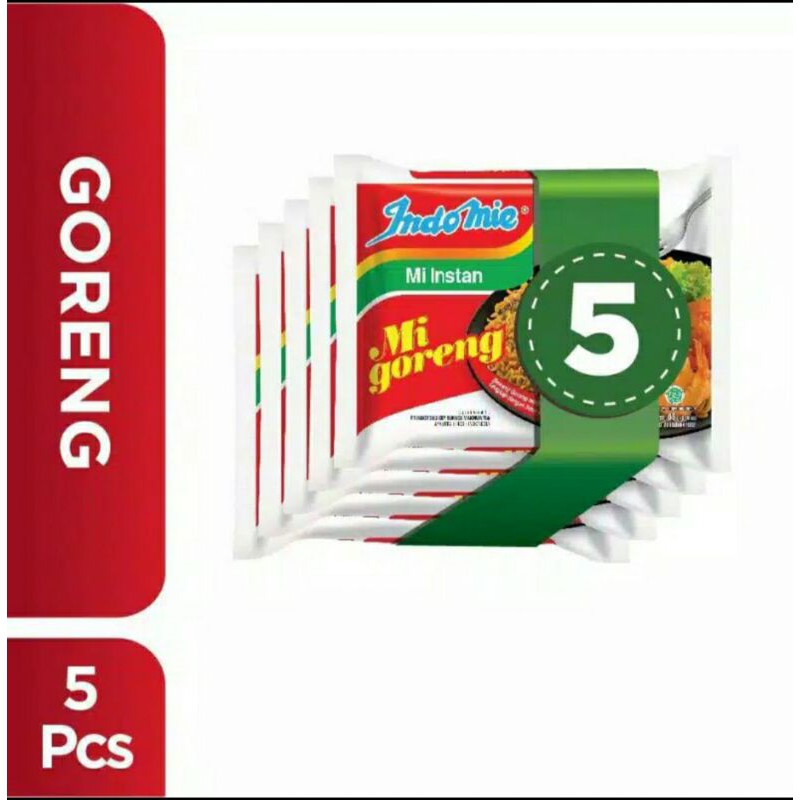 

INDOMIE MIE GORENG [ 5 PCS ]