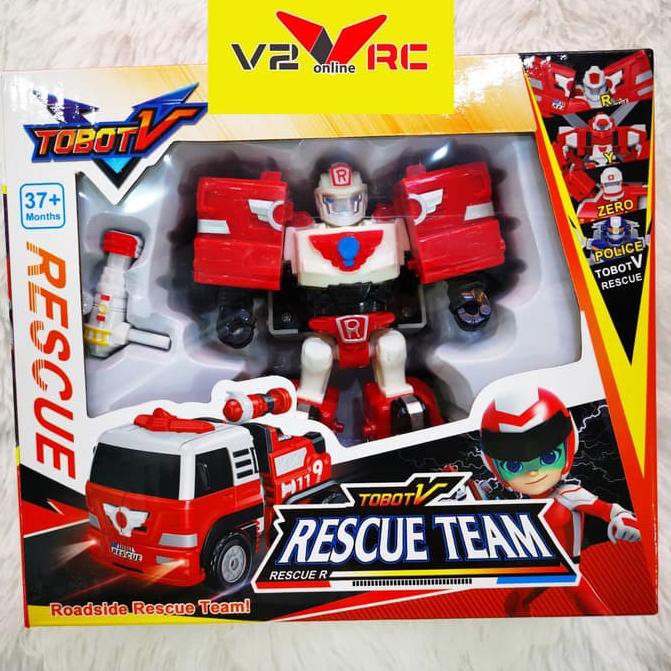 Robot Tobot V Rescue Team Tobot V R (KODE 7982)