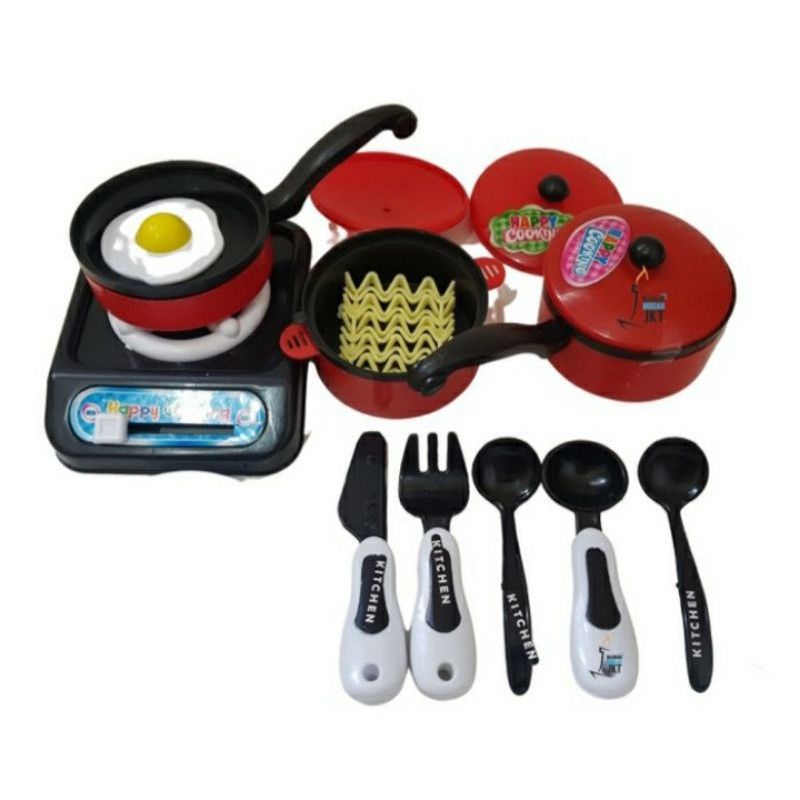 PROMO (COD) LM9 LM10 mainan anak masak masakan set Kitchen kantong