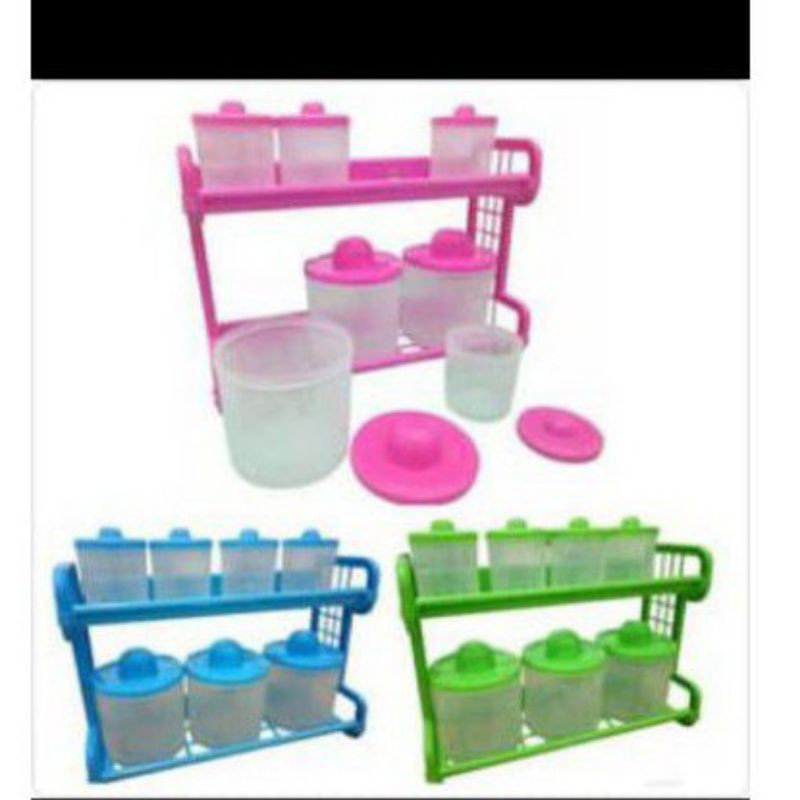 KITCHEN SET RAINBOW TEMPAT BUMBU