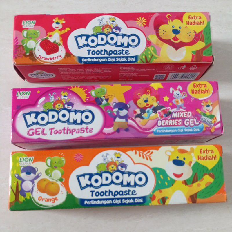 Kodomo Toothpaste / Toothpaste Plus Sikat Gigi