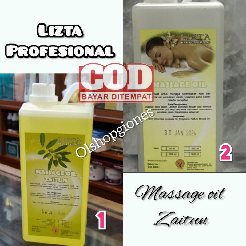 Masage oil / Minyak urut / Baby oil Lizta Profesional