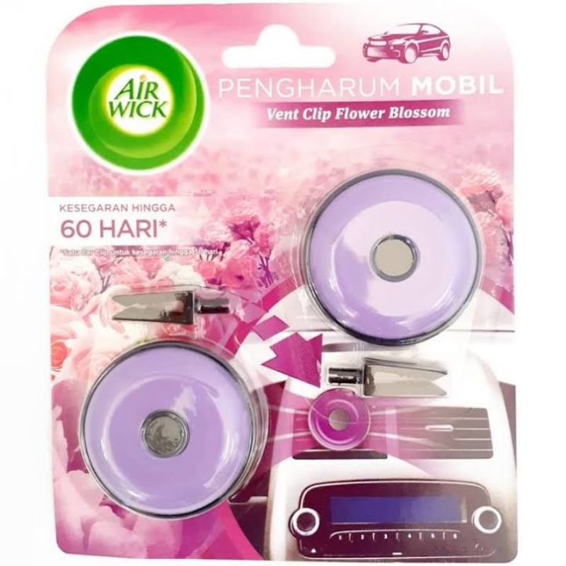 Air Wick Vent Clip Pengharum Mobil Flower Blossom