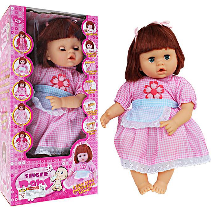 Terbaru  BONEKA BABY SINGER DOLL ( BISA BERBICARA DAN NYANYI ) - BAJU RANDOM