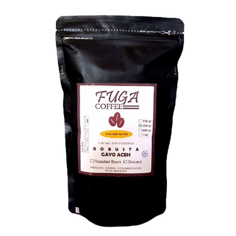 Jual Kopi Robusta Gayo Aceh Kopi Murni 250g Shopee Indonesia 8172