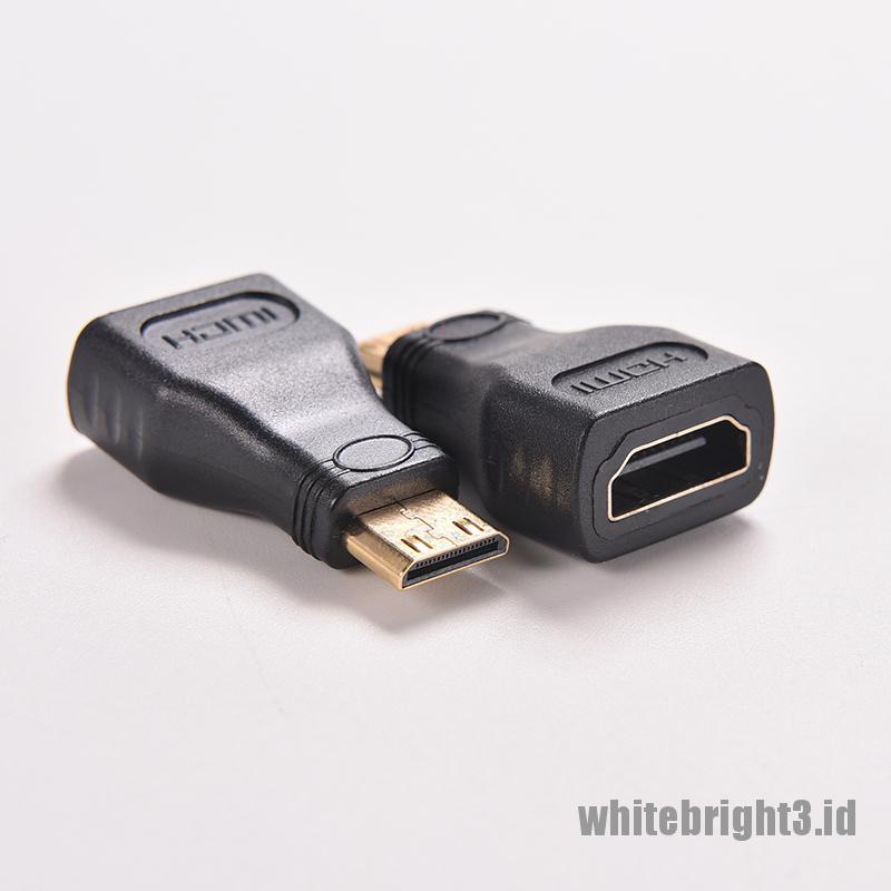 &lt; White3 &gt; 1PC Adapter Tipe-C Male Ke HDMI Female Untuk HDTV Mini