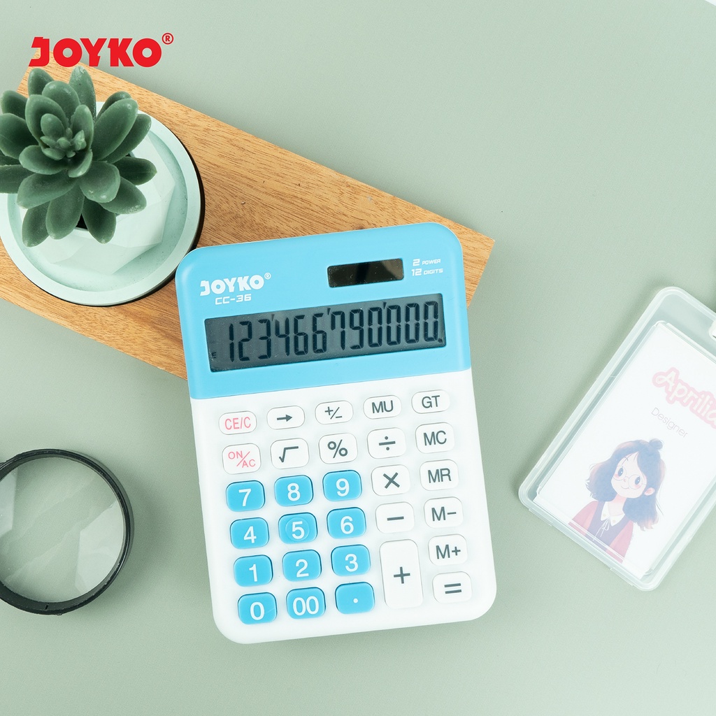 

Terlaris ✨ - Calculator Kalkulator Joyko CC-36 12 Digits Check Correct3.1.23