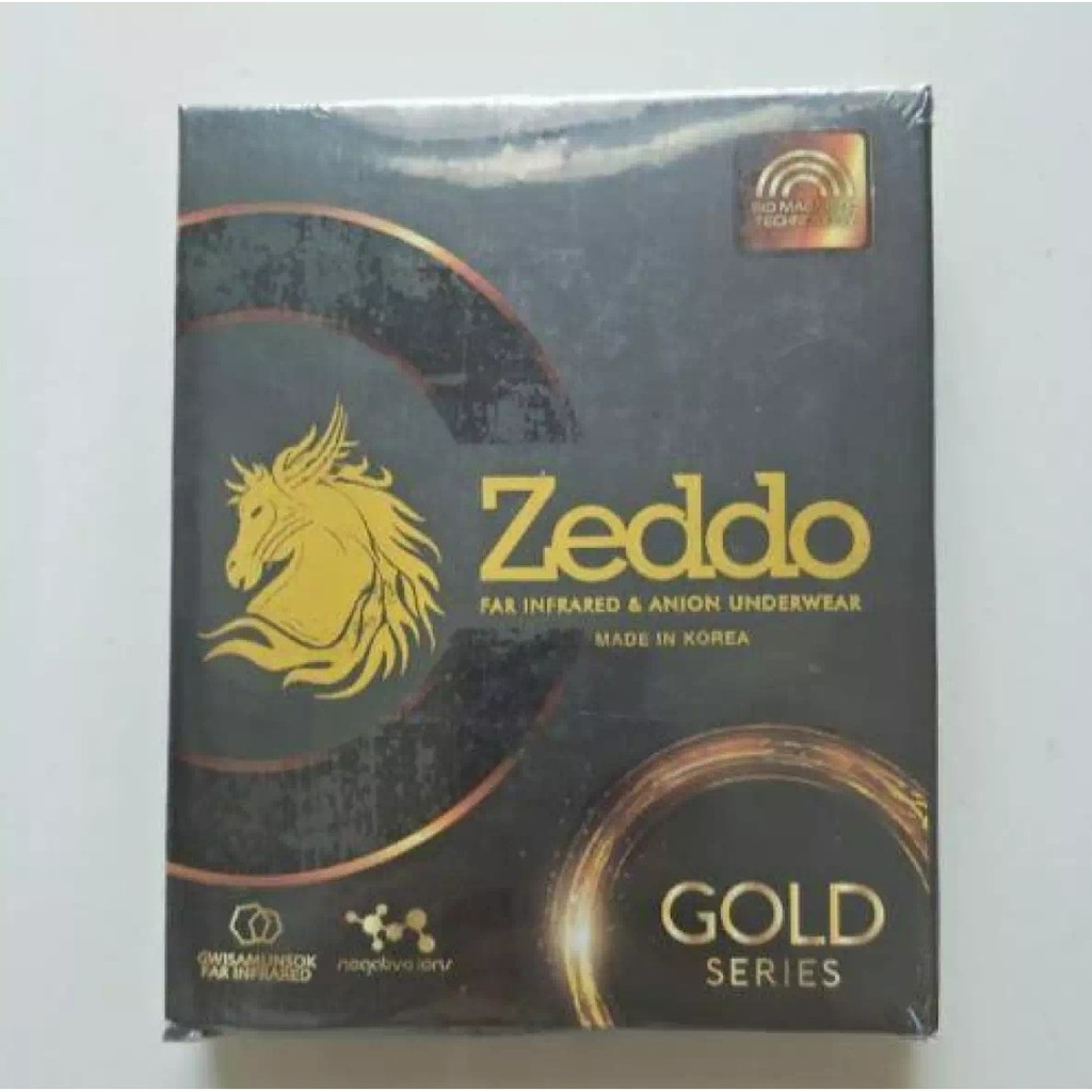 FREE ONGKIR  - Promo Zeddo Gold Series New Generation / Celana Dalam Terapi 5 pcs