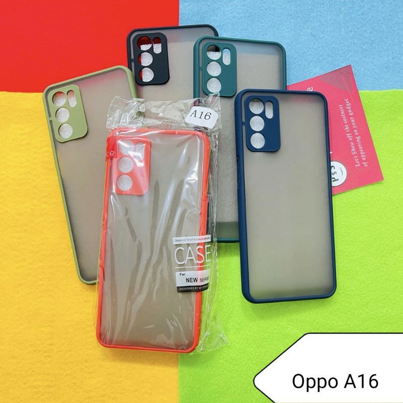 Soft Case Oppo A16 Silikon  Pelindung Kamera