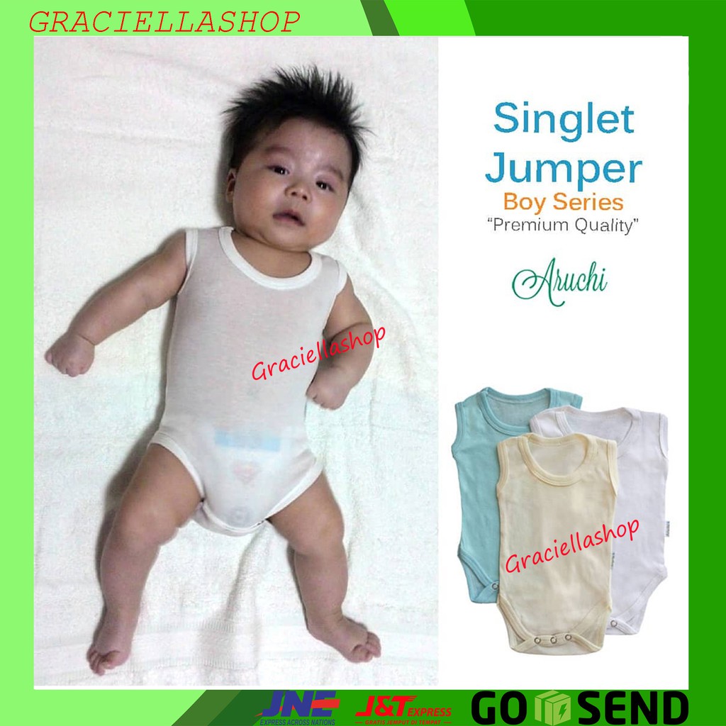 Aruchi Singlet Jumper Bayi Boy Size S M L
