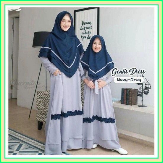 Gamis Couple Pasangan Keluarga Terbaru2021 Lebaran Sarimbit Terbaru Suami Istri Cape Violana - Cokel