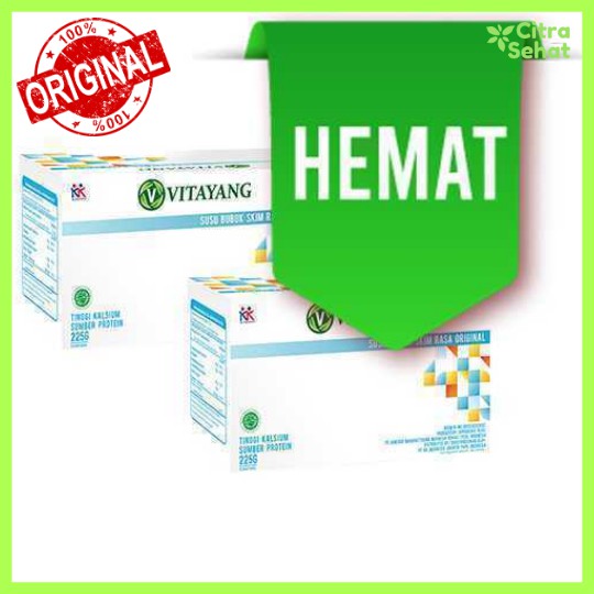 

Vitayang Susu Skim Bubuk (2 box) Original Colostrum Pendongkrak Imun