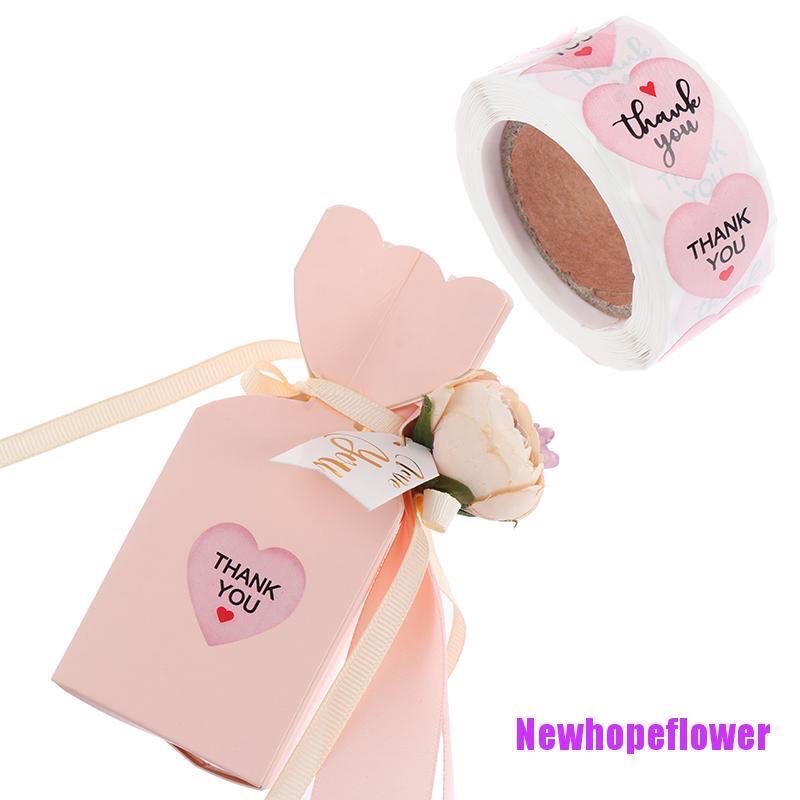 

500pcs/Roll Label Sticker Tulisan Thankyou for Supporting my small business