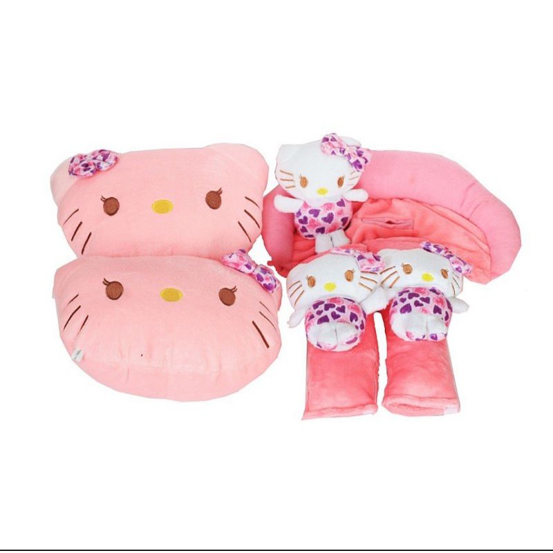 BANTAL MOBIL HELLO KITTY.HEADREST HELLO KITTY