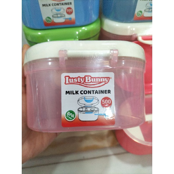 Tempat Penyimpanan Susu Bubuk 500Ml/Milk Container Lusty Bunny BPA Free