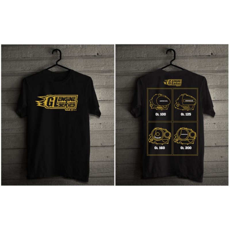 Kaos GL Series Engine Mesin Original (Bonus Stiker)