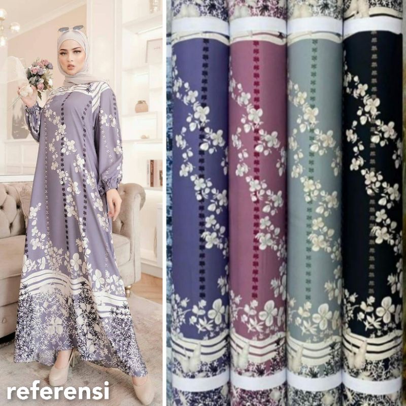 Kain Maxmara Motif Aurora harga per setengah meter