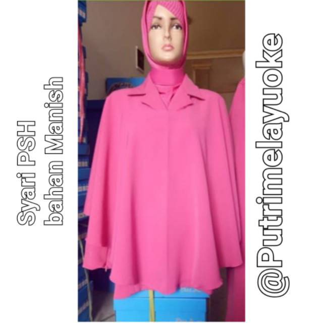 Selendang Syarii PSH Bhayangkari Persit Jalasenastri IKKT dharmawanita