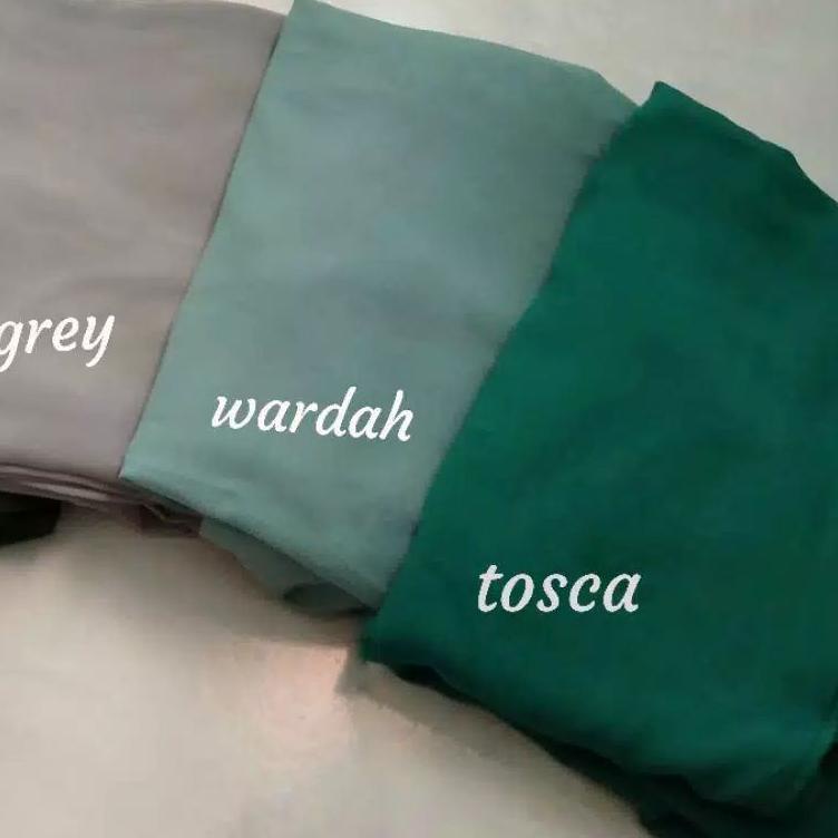 Barang Pilihan.. Jilbab Khimar Syar'i Pet Antem 2 Layer Ceruti Babydoll