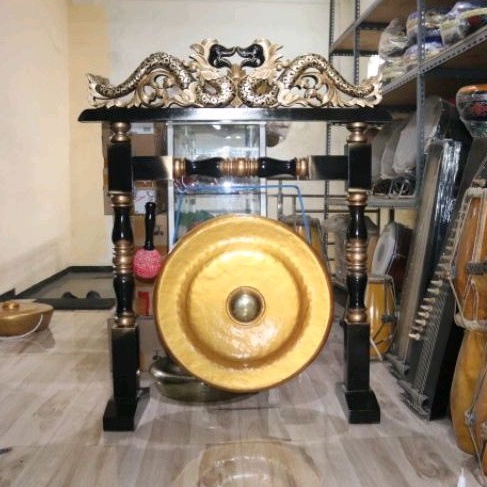 Gayor Dudukan Rancak Tiang Gong Untuk Gong dim 40-60 cm