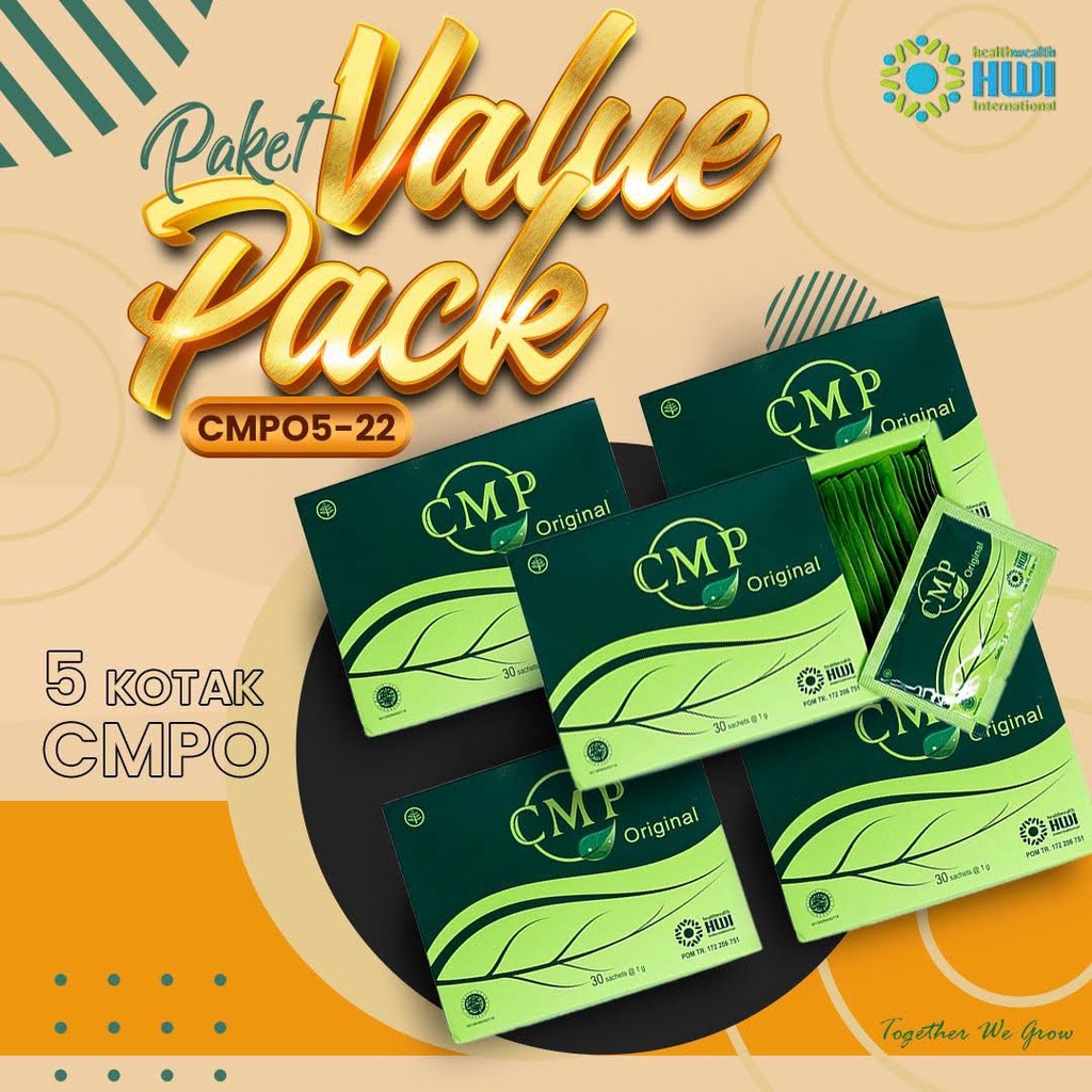 

5 BOX CMP-ORIGINAL Minuman serbuk ISI 30SACHET/BOX
